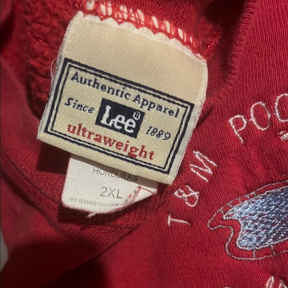Red T&M Pool Inc. Sweatshirt - Picture 2 of 2